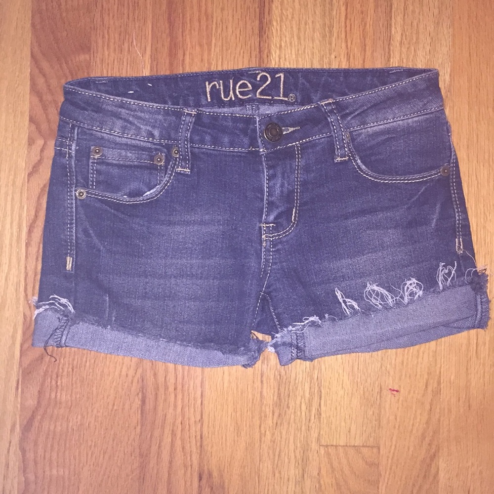 Rue21 Dark Blue Jean Shorts